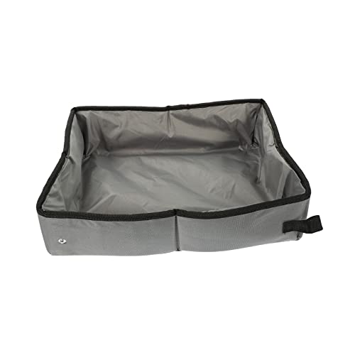 GRIRIW Faltbare Katzenstreubox Wasserdichter Sandbehälter für Outdoor Nutzung für Reisen und Zuhause aus Strapazierfähigem Oxford Einfach zu Bedienen von GRIRIW