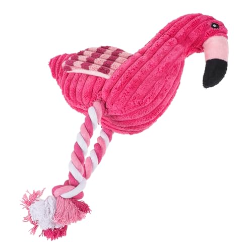 GRIRIW Flamingo Kauspielzeug Für Hunde Interaktives üschspielzeug Mit Quietscher Zur Zahnreinigung Kuscheliges Hundespielzeug Für Welpen Und Kleine Hunde Pink GRIRIW Flamingo Kauspielzeug Für Hunde Interaktives üschspielzeug Mit Quietscher Zur Zahnreinigung Kuscheliges Hundespielzeug Für Welpen Und Kleine Hunde Pink von GRIRIW