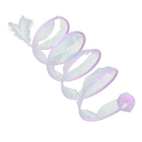 GRIRIW Foldable Cat Tunnel Toy Shaped Cat Play Tunnel Interactive Cat Activity Tube for Reducing Loneliness and Exercise Small GRIRIW Foldable Cat Tunnel Toy Shaped Cat Play Tunnel Interactive Cat Activity Tube for Reducing Loneliness and Exercise Small von GRIRIW