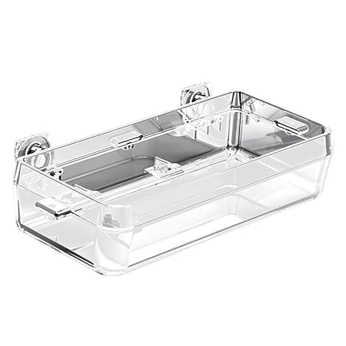 GRIRIW Futterautomat für Haustiere Reptilienfutterbehälter Futternapf für Reptilien Geckobecken Fütterung automatisch Tank Reptilienfutterautomat Reptilienzubehör ABS-Material Transparent GRIRIW Futterautomat für Haustiere Reptilienfutterbehälter Futternapf für Reptilien Geckobecken Fütterung automatisch Tank Reptilienfutterautomat Reptilienzubehör ABS-Material Transparent von GRIRIW