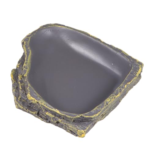 GRIRIW Reptilien Futternapf Für Schildkröten Und Eidechsen Dicke Wasserschale rutschfeste Oberfläche Einfacher Zugriff Für Kleine Reptilien Pflegeleichte Futter Badeschale Dunkelgrün GRIRIW Reptilien Futternapf Für Schildkröten Und Eidechsen Dicke Wasserschale rutschfeste Oberfläche Einfacher Zugriff Für Kleine Reptilien Pflegeleichte Futter Badeschale Dunkelgrün von GRIRIW