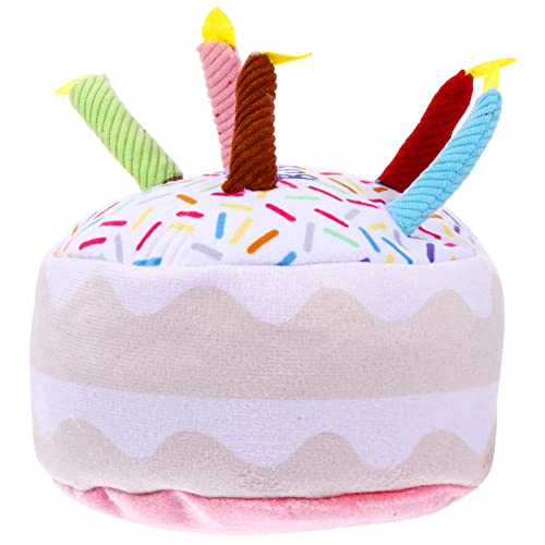 GRIRIW Haustier Beißen Spielzeug Modische Roman Hund Spielzeug Plüsch Geburtstag Kuchen Haustier Spielzeug GRIRIW Haustier Beißen Spielzeug Modische Roman Hund Spielzeug Plüsch Geburtstag Kuchen Haustier Spielzeug von GRIRIW