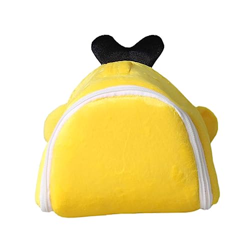 GRIRIW Winter-warmes Pet Nest Für Hamster Kaninchen Eichhörnchen Abnehmbar Und Waschbar Gelb Bequemes Und Kuscheliges Schlafzelt Für Kleine Haustiere GRIRIW Winter-warmes Pet Nest Für Hamster Kaninchen Eichhörnchen Abnehmbar Und Waschbar Gelb Bequemes Und Kuscheliges Schlafzelt Für Kleine Haustiere von GRIRIW