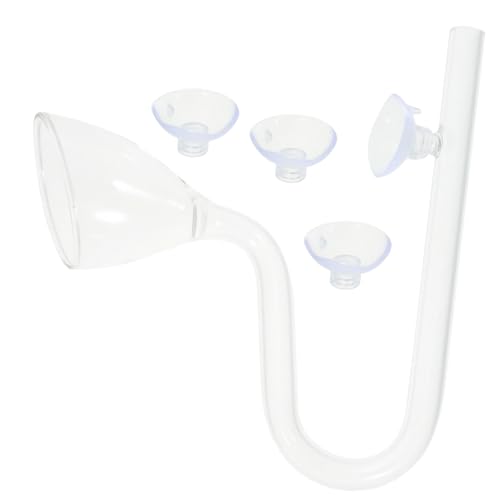 GRIRIW Aquarium Auslaufrohr Für Aquarienwasser Belüftung Fischtank Glockenförmige Wassersiphonpumpe Compact Design Einfache Bedienung von GRIRIW