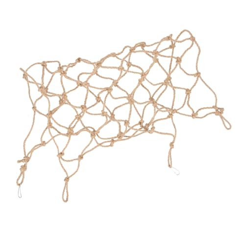 GRIRIW Hängematte Für Haustiere Aus Kletternetz Für Kleintiere Mit Haken Langlebig Und Platzsparend Für Papageien Und Hamster von GRIRIW