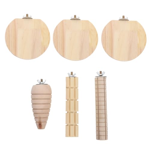 GRIRIW Bite- Holzleiter- Und Pedalset Sprungplattform Für Hamster Und Kleintiere GRIRIW Bite- Holzleiter- Und Pedalset Sprungplattform Für Hamster Und Kleintiere von GRIRIW