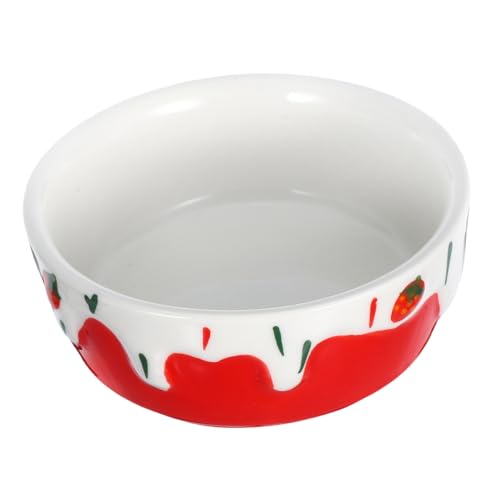 GRIRIW Hamster Keramik Food Bowl Anti-Spill Food Bowl Wasser Ernährt von GRIRIW