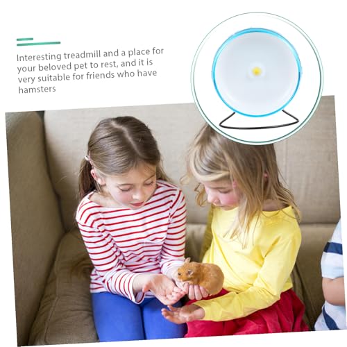 GRIRIW Hamster Laufrad Leise Hamsterrad mit Stabilem Ständer Øcm Beißfestes Kleines Kleintier Lauf Spielrad für Zwerghamster und Kleine Haustiere Geräuscharm Langlebig Blau GRIRIW Hamster Laufrad Leise Hamsterrad mit Stabilem Ständer Øcm Beißfestes Kleines Kleintier Lauf Spielrad für Zwerghamster und Kleine Haustiere Geräuscharm Langlebig Blau von GRIRIW