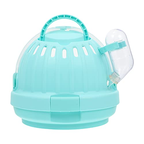 GRIRIW Hamster Tragetasche Für Unterwegs Kreativer Chinchilla Käfig Mit Wasserflasche Tragbarer Tierreisekäfig Für Hamster Meerschweinchen Und Andere Kleintiere Unterlage von GRIRIW
