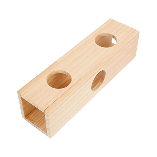 GRIRIW Hamsterhaus-Spielzeug Holz-Labyrinth-Tunnel-Set Übungs- und Spielspielzeug für Haustiere von GRIRIW
