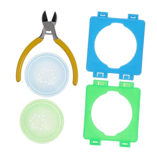 GRIRIW Hamster Tunnel Verbindungskappen Und Verbindungselemente Hamster Röhren Zubehör Set Mit Blauen Und Grünen Kappen Und Verbindungselementen Sowie Einer Kleinen Zange GRIRIW Hamster Tunnel Verbindungskappen Und Verbindungselemente Hamster Röhren Zubehör Set Mit Blauen Und Grünen Kappen Und Verbindungselementen Sowie Einer Kleinen Zange von GRIRIW