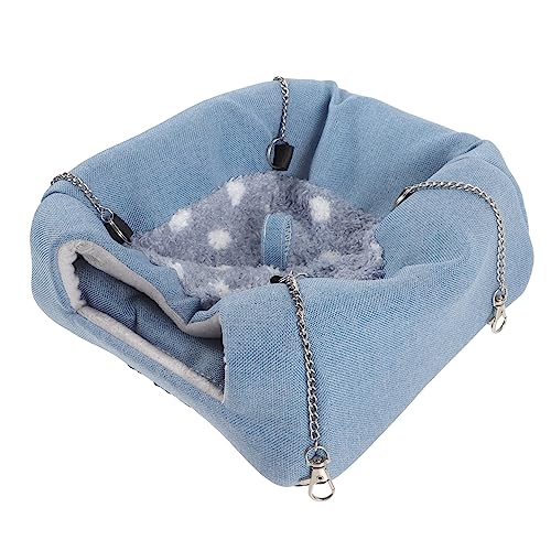 GRIRIW Hamster Versteckkäfig Aus Strapazierfähigem Material Großes Hamsterbett Chinchilla Für Kleintiere Gemütliche Hängematte Für Nager von GRIRIW
