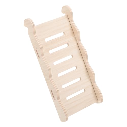 GRIRIW Hamster Wooden Climbing Ladder Toy Smooth Surface Chew Toy for Hamsters and Guinea Pigs Encourages Exercise and Coordination for Cage Accessories GRIRIW Hamster Wooden Climbing Ladder Toy Smooth Surface Chew Toy for Hamsters and Guinea Pigs Encourages Exercise and Coordination for Cage Accessories von GRIRIW