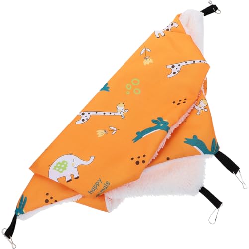 GRIRIW Hamster-hängematte, Kleine Tiere, Zum Aufhängen, Für Hamster, Kleine Chinchillas, Ruhebett, Meerschweinchen-versteck GRIRIW Hamster-hängematte, Kleine Tiere, Zum Aufhängen, Für Hamster, Kleine Chinchillas, Ruhebett, Meerschweinchen-versteck von GRIRIW
