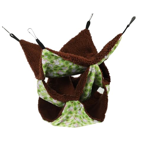 GRIRIW Hamster warme Hängematte Hängematten Etagenbett für Kleintiere hängende Katzenhängematte hamsterbett mastubatoren warme Chinchilla-Hängematte Käfig Hamster Hängematte Plüsch Green GRIRIW Hamster warme Hängematte Hängematten Etagenbett für Kleintiere hängende Katzenhängematte hamsterbett mastubatoren warme Chinchilla-Hängematte Käfig Hamster Hängematte Plüsch Green von GRIRIW