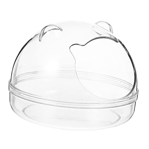 GRIRIW Hamsterbadezimmer Tier Meerschweinchen Sandkastensprays Hamsterbettwäsche Hasenfutter Hamsterhaus Chinchilla Badewanne Transparent Kleines Haustierbadebecken Transparente GRIRIW Hamsterbadezimmer Tier Meerschweinchen Sandkastensprays Hamsterbettwäsche Hasenfutter Hamsterhaus Chinchilla Badewanne Transparent Kleines Haustierbadebecken Transparente von GRIRIW