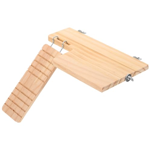 GRIRIW Futterspielzeug Für Hamster Futterspielzeug Für Meerschweinchen Holzplattform Kletterkäfig-zubehör Spielständer Für Haustiere 47 Schlafzimmer Kompatibel von GRIRIW