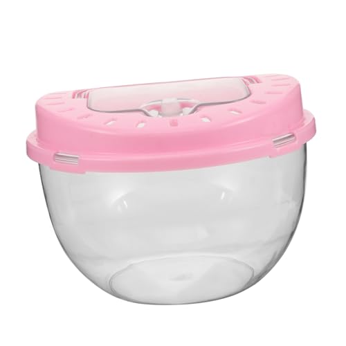 GRIRIW Hamsterkäfig Tiere Mäuse Ausgehender Käfig Kleines Hamsterhaus Auto Futter Für Kaninchenkäfige Frettchen Transportkäfig Für Kaninchen Tierkäfig Ratte Hundezelt Coop Rosa Plastik GRIRIW Hamsterkäfig Tiere Mäuse Ausgehender Käfig Kleines Hamsterhaus Auto Futter Für Kaninchenkäfige Frettchen Transportkäfig Für Kaninchen Tierkäfig Ratte Hundezelt Coop Rosa Plastik von GRIRIW