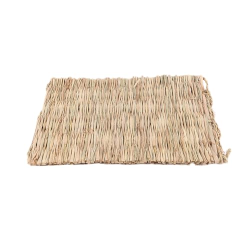 GRIRIW Handgewebte Natürliche Seegrasmatte Als Kauspielzeugbett Für Meerschweinchen Sicheres Für Kleintiere Als Kuschelhöhle Und Einstreu von GRIRIW