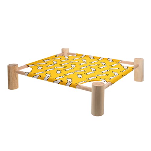 GRIRIW Haustier Feldbett Katzenbett Katze Hängematte Bett Zwinger Katze Bananenbett Erhöhtes Haustierbett Nest Weiden Wurf Katzentransporter Erhöhte Katze Bettwäsche Aus Baumwolle Yellow GRIRIW Haustier Feldbett Katzenbett Katze Hängematte Bett Zwinger Katze Bananenbett Erhöhtes Haustierbett Nest Weiden Wurf Katzentransporter Erhöhte Katze Bettwäsche Aus Baumwolle Yellow von GRIRIW