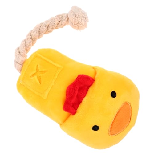 GRIRIW Haustier Hausschuhe interaktives knete Stuffed Soft Toys Dog Toy verschleißfestes Kauspielzeug verschleißfestes Hundespielzeug Baumwollseil Yellow GRIRIW Haustier Hausschuhe interaktives knete Stuffed Soft Toys Dog Toy verschleißfestes Kauspielzeug verschleißfestes Hundespielzeug Baumwollseil Yellow von GRIRIW