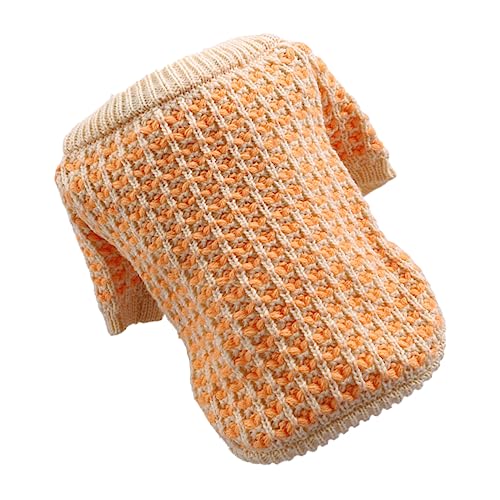 GRIRIW Haustier-Pullover Großer Hundeweihnachtspullover Weihnachtskleidung Für Hunde Dekorationszubehör Für Haustiere Welpen-Weihnachtspullover Zahnpasta Für Hunde Dackel Polyester Orange GRIRIW Haustier-Pullover Großer Hundeweihnachtspullover Weihnachtskleidung Für Hunde Dekorationszubehör Für Haustiere Welpen-Weihnachtspullover Zahnpasta Für Hunde Dackel Polyester Orange von GRIRIW