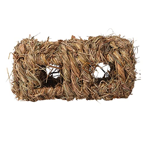 GRIRIW Hamster Schlafnest Aus Weiden-Tunnel Für Kleintiere Bequeme Ruhezone Kau-Spielzeug Für Hamster Andere Kleintiere Mehrzweck Nest Für Zuhause Unterwegs GRIRIW Hamster Schlafnest Aus Weiden-Tunnel Für Kleintiere Bequeme Ruhezone Kau-Spielzeug Für Hamster Andere Kleintiere Mehrzweck Nest Für Zuhause Unterwegs von GRIRIW