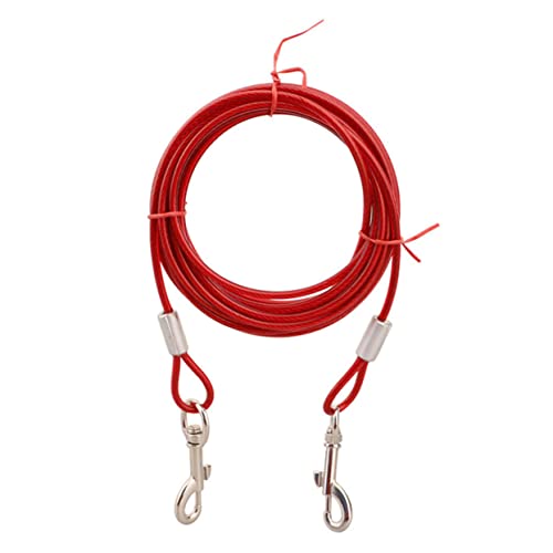 GRIRIW Haustier Transport Kabel Ziehen Hund Kordelzug Leine Zwinger Seil Kette Welpen Leine Praktische Haustier Leine Rot GRIRIW Haustier Transport Kabel Ziehen Hund Kordelzug Leine Zwinger Seil Kette Welpen Leine Praktische Haustier Leine Rot von GRIRIW