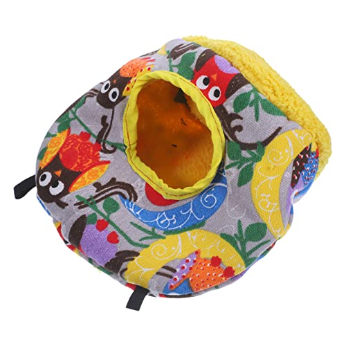 GRIRIW Haustier warmes Vogelnest großer Papageienkäfig Hamsterkäfig Vogelhäuschen für draußen Vogelfütterer haustierbett pet Bed Vogel Winterhängematte Vogelhaus Baumwolle Grey GRIRIW Haustier warmes Vogelnest großer Papageienkäfig Hamsterkäfig Vogelhäuschen für draußen Vogelfütterer haustierbett pet Bed Vogel Winterhängematte Vogelhaus Baumwolle Grey von GRIRIW