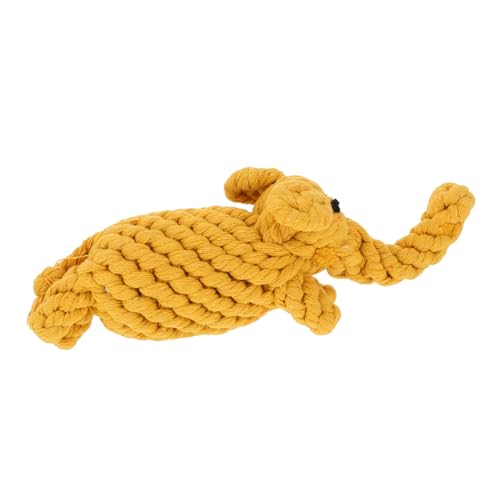 GRIRIW Pet Chewing Toy Handgefertigtes Kauen Spielzeug Für Hunde Elefantenform Für Interaktive Spiele Zahnpflege Verhindert Langeweile Und Möbelbeschädigung von GRIRIW