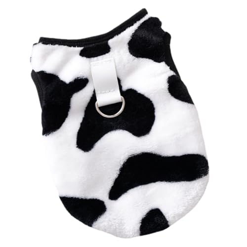 GRIRIW Hundejacke für den Winter gemütliche Fleeceweste entzückende Haustierweste mit Kuhdrucken für Hunde GRIRIW Hundejacke für den Winter gemütliche Fleeceweste entzückende Haustierweste mit Kuhdrucken für Hunde von GRIRIW
