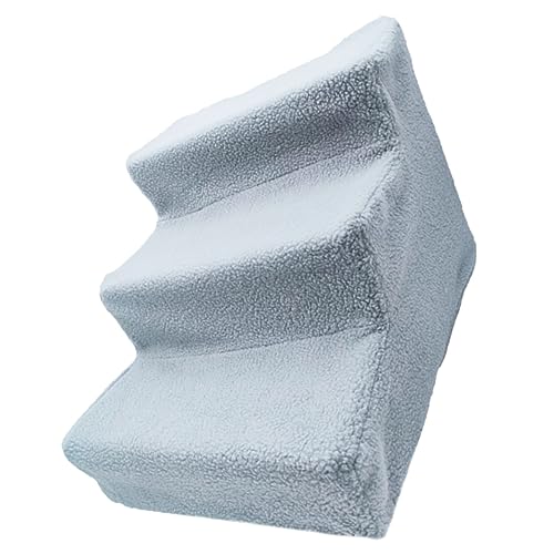GRIRIW Haustiertreppe haustierrampe hundetreppe Dog Stair Haustierbett-Treppe katzentreppe Hundekinderwagen Katzenleiter im Freien Kletterleiter für Haustiere Welpentreppe Plastik Grey GRIRIW Haustiertreppe haustierrampe hundetreppe Dog Stair Haustierbett-Treppe katzentreppe Hundekinderwagen Katzenleiter im Freien Kletterleiter für Haustiere Welpentreppe Plastik Grey von GRIRIW