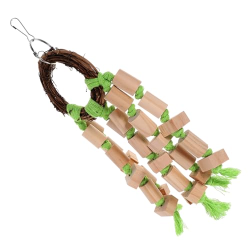 GRIRIW Parrot Chewing Toy Hängendes Vogelspielzeug Für Papageien Und Wellensittiche Und Sicheres Langlebiges Spielzeug Für Vögel von GRIRIW