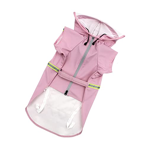 GRIRIW Hunde-Regenmantel und Winddichter Reflektierender Streifen Haustier-regenbekleidung mit Kapuze Größe 2XL GRIRIW Hunde-Regenmantel und Winddichter Reflektierender Streifen Haustier-regenbekleidung mit Kapuze Größe 2XL von GRIRIW