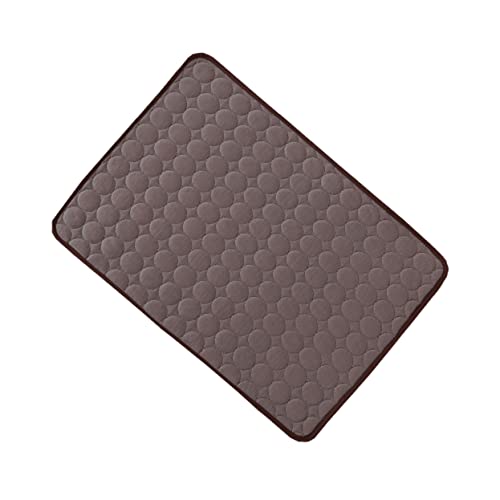 GRIRIW Kühlmatte für Haustiere Hundekühlmatte Set Haustierunterlage Haustiermatte Hundebett Haustierzubehör Zubehör Home Shop Kaffee XL Glatt Atmungsaktiv Gemütlich GRIRIW Kühlmatte für Haustiere Hundekühlmatte Set Haustierunterlage Haustiermatte Hundebett Haustierzubehör Zubehör Home Shop Kaffee XL Glatt Atmungsaktiv Gemütlich von GRIRIW