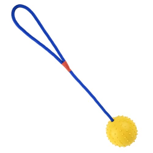 GRIRIW Hundegummispielzeug Mit Seil Interaktiver Kauspielzeugball Für Welpen Mittlerer Gummiball Mit Noppen Zur Zahnpflege Und Langlebiges GRIRIW Hundegummispielzeug Mit Seil Interaktiver Kauspielzeugball Für Welpen Mittlerer Gummiball Mit Noppen Zur Zahnpflege Und Langlebiges von GRIRIW