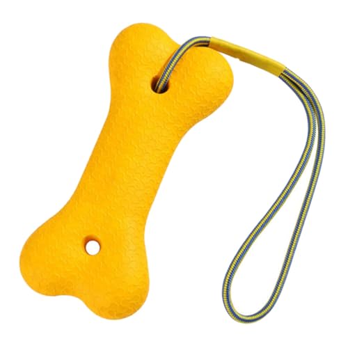 GRIRIW Interaktives für Hunde Interaktiver Hund Zahnen zäh Welpe Dog chew Toy hundekauspielzeuge Beißspielzeug für den Haushalt Bissfestes Hundespielzeug Eva Yellow von GRIRIW