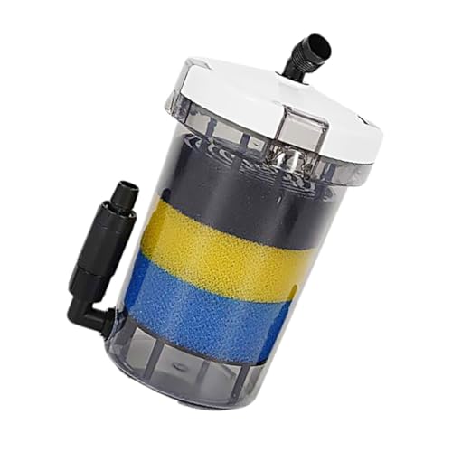 GRIRIW Filter zum Aufhängen an Aquarien Externe Reinigungsbox leises Aquarium stumme Filterbox wartungsfreundlich rundes Design Keine Wasserpumpe von GRIRIW