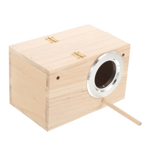 GRIRIW Holz Sittich Nistkasten Vogel Zucht Nistkästen Papagei Nest Warme Box Outdoor Decor von GRIRIW