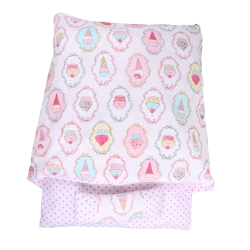 GRIRIW Katze Schlafsack Katzenbett Plüschtiere Futterspender Katzentunnel Wurf cat House katzenhaus katzenliege Katzennest Bettmatte für Haustiere Eingebaute Federbaumwolle Rosa von GRIRIW