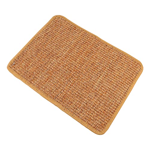 GRIRIW Katze kratzmatte kratzen Unterlage drinnen Haustier Boden katzenkratzmatte kratzmatte für Katzen Katzenkratzteppich Kratzpad für Katzen Katze Teppich Matte Sofakissen Sisal Khaki GRIRIW Katze kratzmatte kratzen Unterlage drinnen Haustier Boden katzenkratzmatte kratzmatte für Katzen Katzenkratzteppich Kratzpad für Katzen Katze Teppich Matte Sofakissen Sisal Khaki von GRIRIW