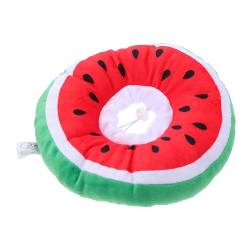 GRIRIW Katzenhalsband Anti Leck Kragen für Katzen Wassermelonenförmiges Genesungshalsband aus Langlebigem Polyester Verhindert Wundlecken GRIRIW Katzenhalsband Anti Leck Kragen für Katzen Wassermelonenförmiges Genesungshalsband aus Langlebigem Polyester Verhindert Wundlecken von GRIRIW
