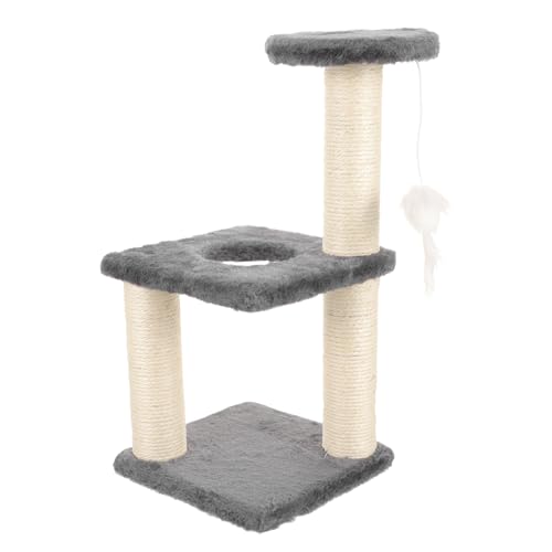 GRIRIW Dekorativer Kratzbaum für Kätzchen verschleißfest Katzenkratzbaum Kletterturm für Katzen Katzenbaum für den Innenbereich GRIRIW Dekorativer Kratzbaum für Kätzchen verschleißfest Katzenkratzbaum Kletterturm für Katzen Katzenbaum für den Innenbereich von GRIRIW