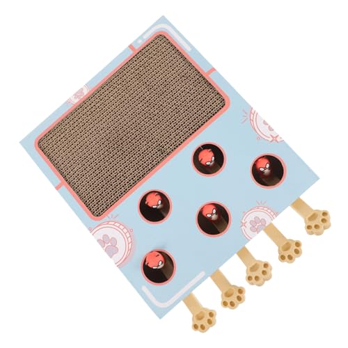 GRIRIW Katzen-Whack-Spielzeug Katzenkratzbrett interaktives Katzenspielzeug Katzenjagdspielzeug für die Gesundheit aktiver Katzen GRIRIW Katzen-Whack-Spielzeug Katzenkratzbrett interaktives Katzenspielzeug Katzenjagdspielzeug für die Gesundheit aktiver Katzen von GRIRIW