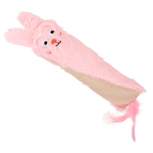 GRIRIW Katzenminze Katzenminze- Automatisches Kauspielzeug Kleines Geschenkkabel Neuartige Büroklammer Für Haustiere Bausatz Stecker Rosa Plüsch GRIRIW Katzenminze Katzenminze- Automatisches Kauspielzeug Kleines Geschenkkabel Neuartige Büroklammer Für Haustiere Bausatz Stecker Rosa Plüsch von GRIRIW