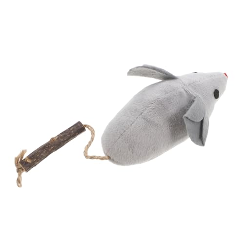GRIRIW Mouse Shaped Cat Toy Mit Katzenminze Interaktives Spielzeug Für Katzen Und Kätzchen Für Indoor-Spiel Und Kautraining Weiche Und Realistische Mausform Tierfreundlich GRIRIW Mouse Shaped Cat Toy Mit Katzenminze Interaktives Spielzeug Für Katzen Und Kätzchen Für Indoor-Spiel Und Kautraining Weiche Und Realistische Mausform Tierfreundlich von GRIRIW