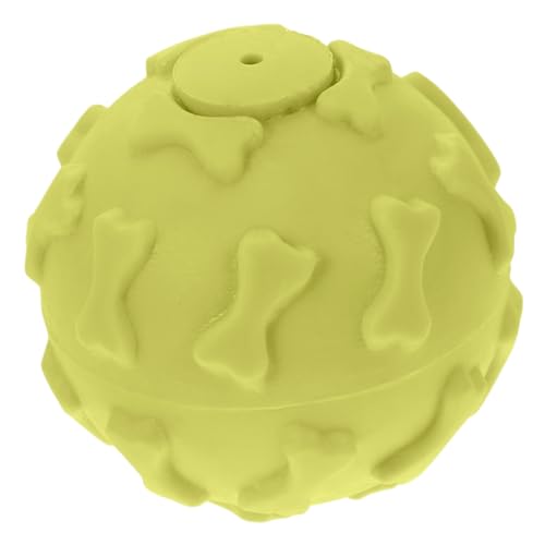 GRIRIW Hundespielzeug Aus Molar Ball Mit Geräuschfunktion Tragbar Für Welpen Zur Zahnreinigung Kauen Unterhaltsames Hundezubehör Für Kleine Und Mittelgroße Hunde von GRIRIW