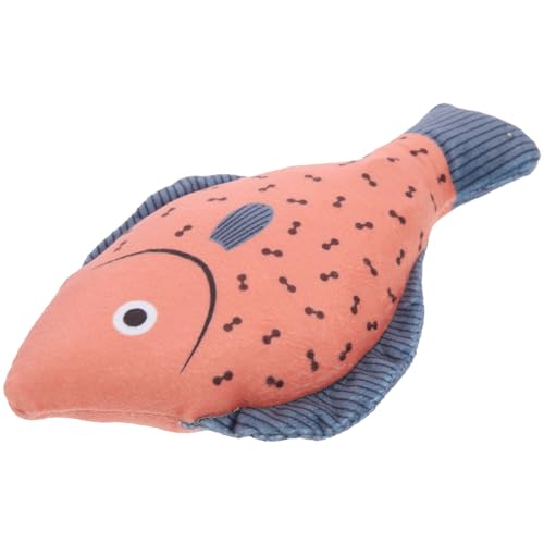 GRIRIW Spielzeug Mit Fisch-Design Plüsch-katzenspielzeug Für Hauskatzen Kauspielzeug Für Haustiere Spielspielzeug Für Kätzchen von GRIRIW