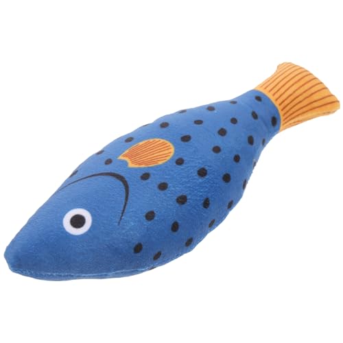 GRIRIW Lustiges Spielzeug Plüschspielzeug in Fischform Zum Beißen Und Necken Von Hauskatzen GRIRIW Lustiges Spielzeug Plüschspielzeug in Fischform Zum Beißen Und Necken Von Hauskatzen von GRIRIW