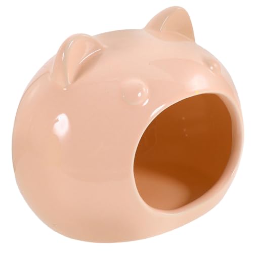 GRIRIW Keramik Kleintier Versteck Haus Cartoon Form Robust Für Hamster Zwerghamster Meerschweinchen Igel Sittich Kleintiere Schlafhöhle Haustier Ruheplatz GRIRIW Keramik Kleintier Versteck Haus Cartoon Form Robust Für Hamster Zwerghamster Meerschweinchen Igel Sittich Kleintiere Schlafhöhle Haustier Ruheplatz von GRIRIW